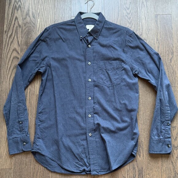 Club Monaco Men's Casual Dress Shirt - Small - Slim Fit - 100% Cotton - Picture 1 of 6